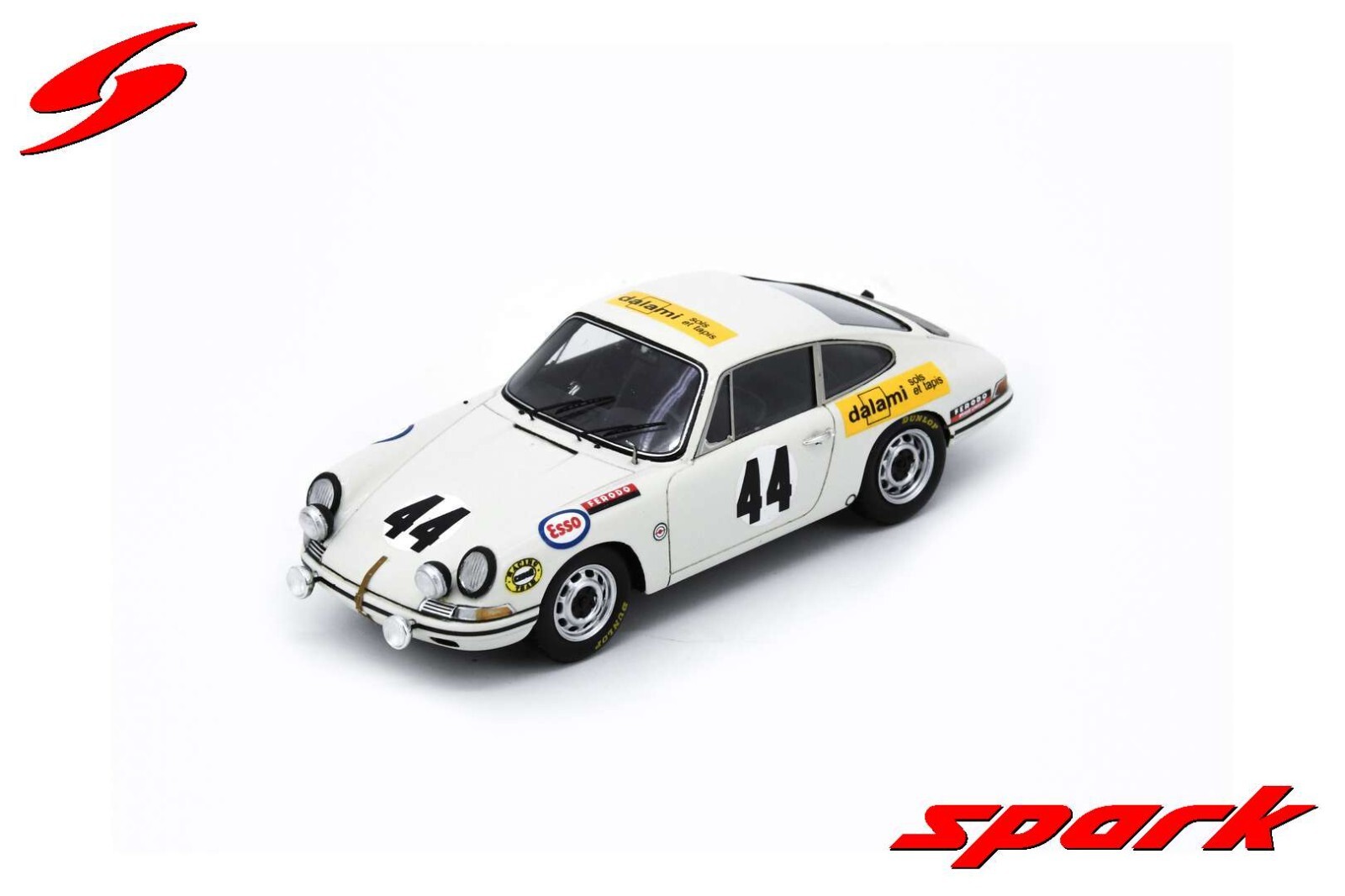 Miniature Porsche 911T 1969 Spark S9744 pour vitrine de collectionneur 1/43