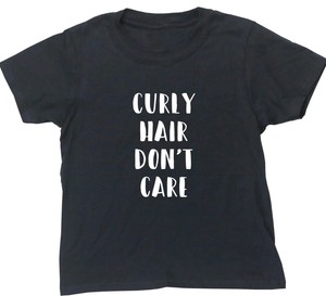 Curly Hair Don T Care Kids Short Sleeve T Shirt Ebay