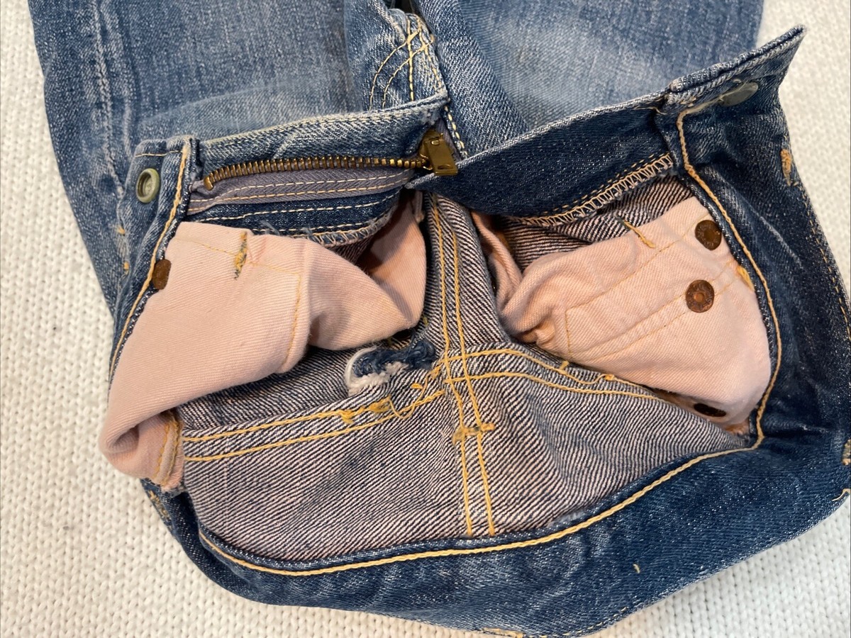 Vintage 1950's Children's Levi's Gripper Zipper Selvedge Vintage 1950's Children's Levi's Gripper Zipper Selvedge