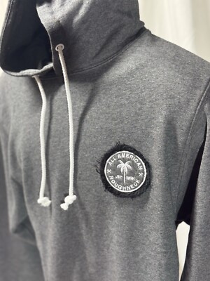 AAR All American Roughneck Hoodie Sweatshirt Men s XS / S See Measurements Gray