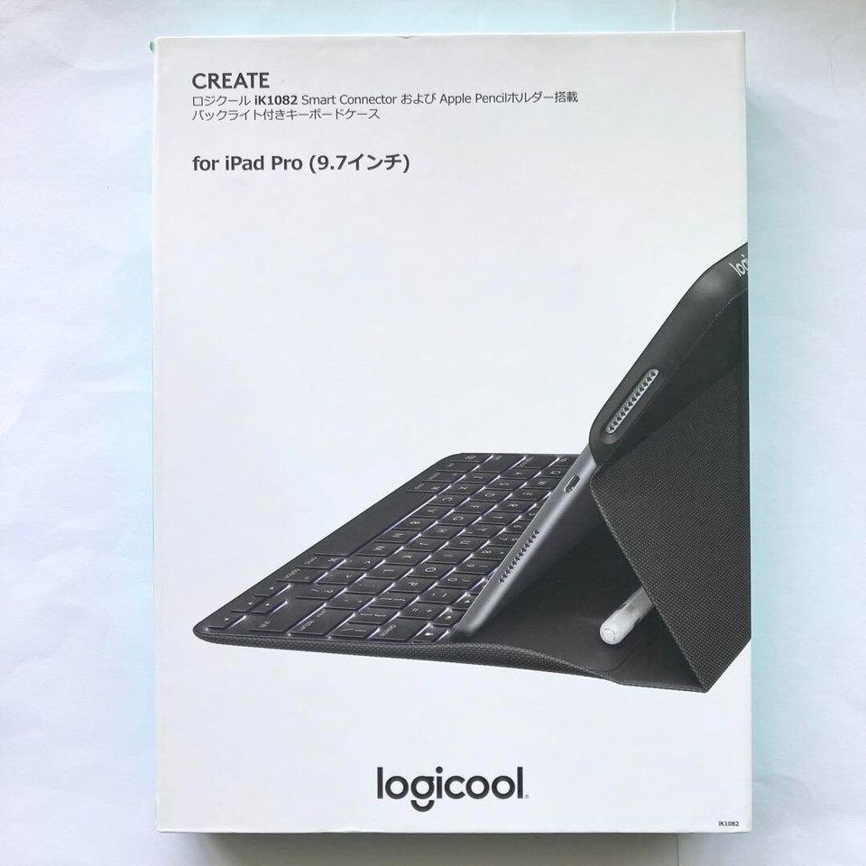 Logicool IK1082BKA Logitech CREATE iPadPro Keyboard 9.7 inch Used