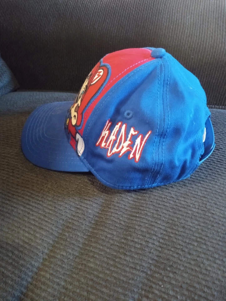 Super Mario Hat Youth Flat Bill Mario Nintendo 2013 Official Nintendo A Flex - Image 4 of 4