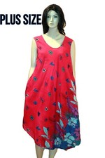 Umbrella Sundress Beach Wear 2X 3X 4X Floral