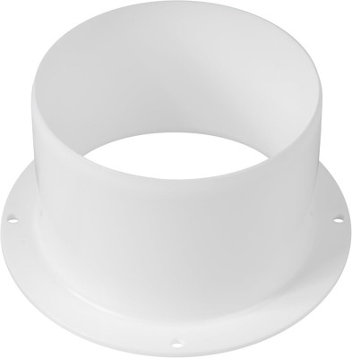 Vent Systems 4'' Inch Air Vent Duct Connector Flange Straight Ventilation Pipe Pl