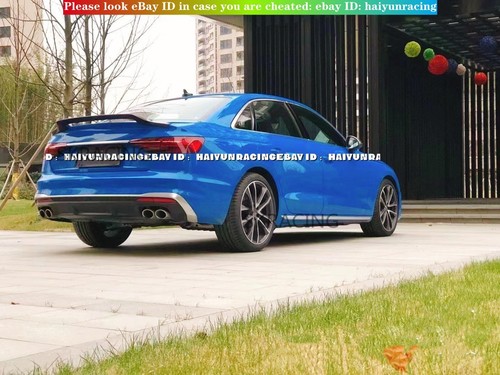 Nuevo estilo para 17-22 Audi A4/S4/RS4 Sline 4 puertas negro brillante alerón maletero - Imagen 4 de 12