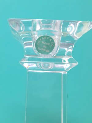 Tiffany & Co. Home Essentials Decor Classic Candlestick Crystal