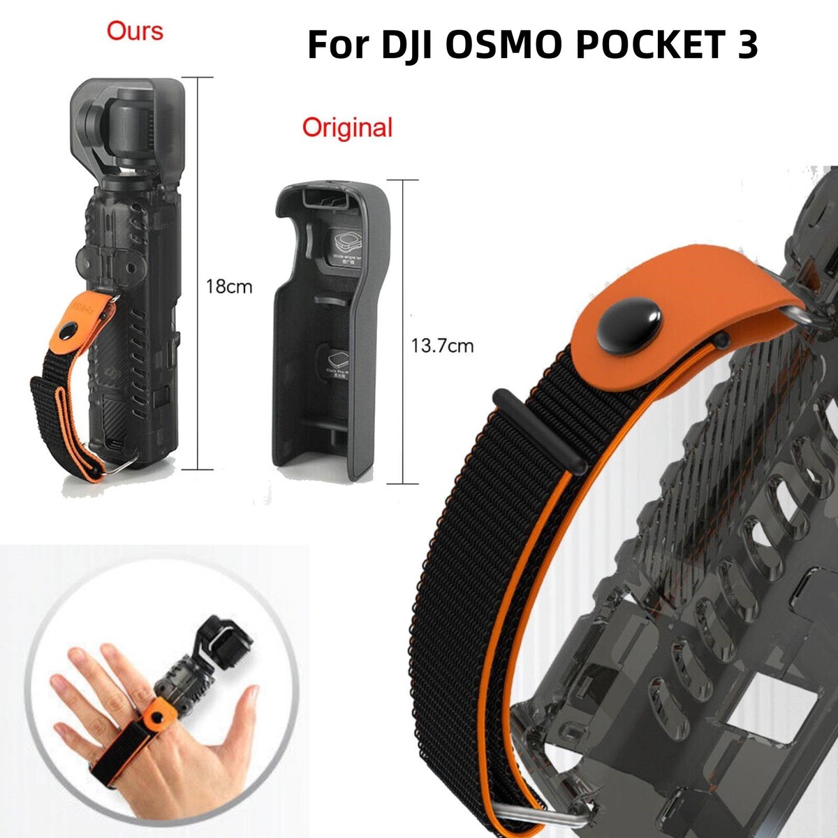 Protective Cover Hand Strap For DJI OSMO POCKET Gimbal Camera  Accessories