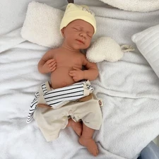 20 Inch Full Body Silicone Reborn Baby Doll Waterproof Realistic Newborn Baby