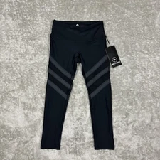 90 Degree By Reflex Women’s "PROVE THEM WRONG" Yoga Capri Leggings Black XS NWT