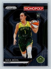 2024 Panini Prizm Monopoly WNBA Rookie Card RC #WNBA26 Nika Muhl Seattle Storm