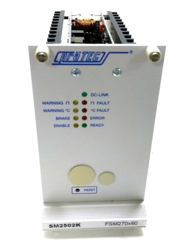 praTEC SM2502K FSM270x60 Drive Motor Control, 32-Pin Connector, 7⅞" x 5⅛" x 2¾" - Picture 3 of 6