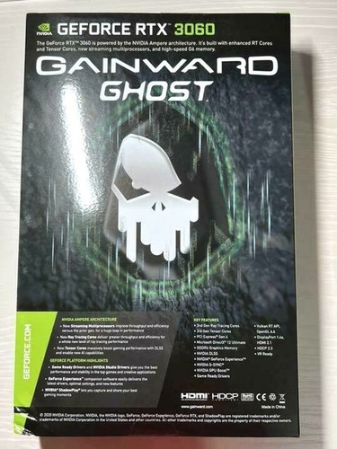 GeForce RTX 3060 Ghost NE63060019K9-190AU PCIExp 12GB LHR from 廉価 RTX 3060 NE63060019K9-190AU-G(LHR) Ghost PCパーツ