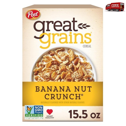 POST GRANDES GRANOS PLÁTANO NUEZ CRUJIDO RTE CEREAL PLÁTANO NUEZ CRUJIDO ESCAMAS--15,5 OZ
