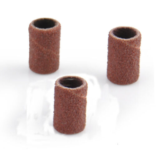 100 PCS Sanding Band #120 Machine Replacement Bits Nail Art Pedicure Drill Tool - Picture 3 of 4