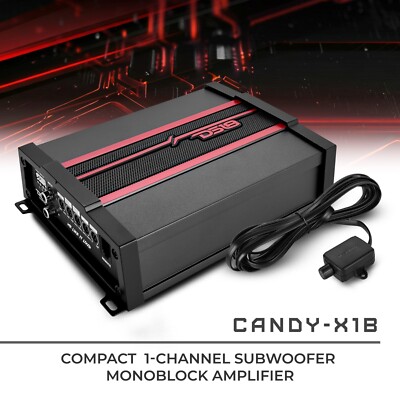 DS18 CANDY-X1B Car Audio Amplifier 1-Channel Class D Monoblock