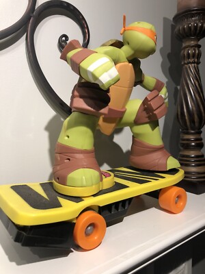 Teenage Mutant Ninja Turtle Michael On Skateboard (No Remote) | eBay