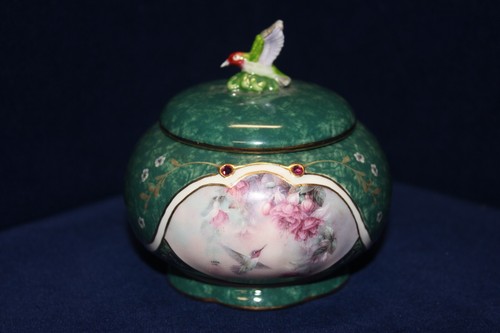 Ardleigh Elliott mit Juwelen Kolibri Porzellan Spieluhr Lena Liu, 2. Ausgabe - Bild 2 von 12