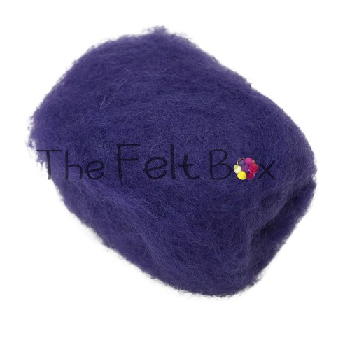 Carded Felting Wool Needle 3D Brown Grey White Black Green Blue Batt The FeltBox - Picture 69 of 163