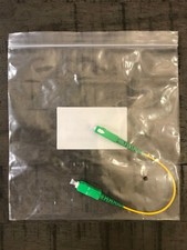 SCAPC Loopback Fiber Optic PVC Yellow Patchco...