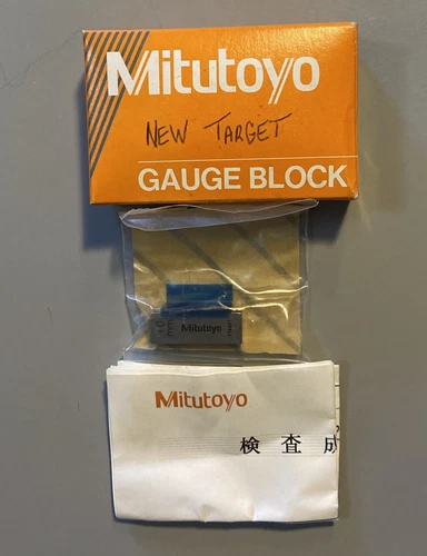 Mitutoyo 10mm Master Gauge Block w/ Microchip  968112 New Old Stock