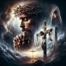 Diamond Art Kits for Adults Praying Jesus, DIY 5D Painting KM667-1