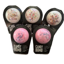 Da Bomb Fun Size Bath Fizzer Cake Bomb with Surprise  Cotton Candy 5 pack mixed
