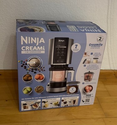 Ninja CREAMi NC302EU Eismaschine 7-in-1 Eiscreme Sorbet Gelato NEU & OVP