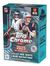 2025 Topps Chrome Football NFL - 40 Blaster Value Box Case