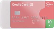 Clear Plastic Credit Card Protector Sleeves