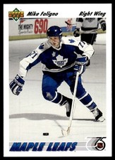 1991-92 Upper Deck Mike Foligno Toronto Maple Leafs #212