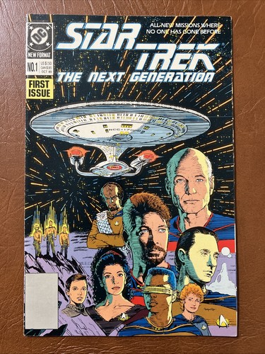 Star Trek: The Next Generation #1: FN to FN+ DC Comics 1989 $7 Ship - Picture 1 of 13