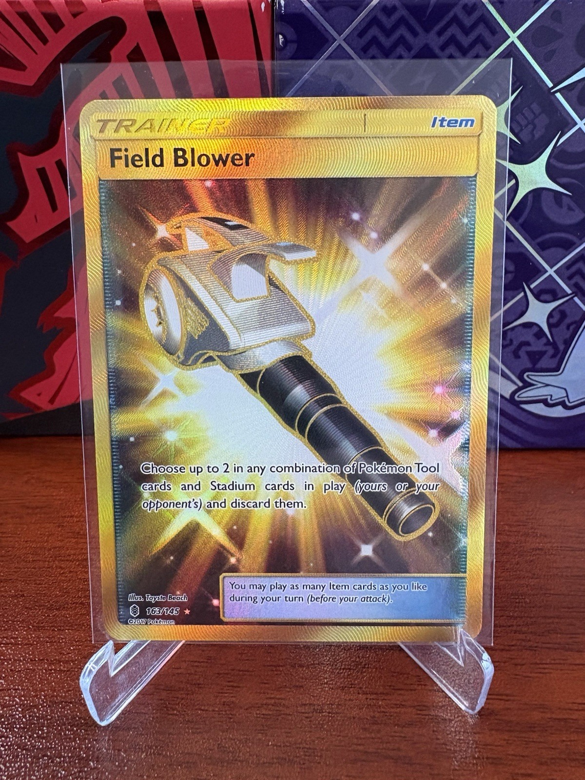 Field Blower #163/145 Guardians Rising S&M NM/Near Mint Pokemon 2017