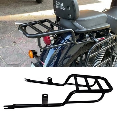 Schwarzer Heckgepäckträger Gepäckträger passend für Royal Enfield Meteor 350