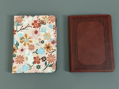 2-Case Combo Kindle Paperwhite 11th/12th Gen 2021/ 2024 Vintage Brown  & Floral