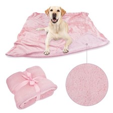 Pet Blanket for Small Medium Dog Puppy Cat Reversible Flannel Fleece Sherpa