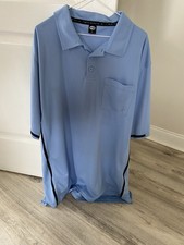 2-Pack Powder Blue Umpire shirts Size Large & XL used but good quality