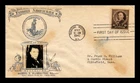 DR JIM STAMPS US COVER BOOKER T WASHINGTON FAMOUS AMERICANS FDC CROSBY PHOTO