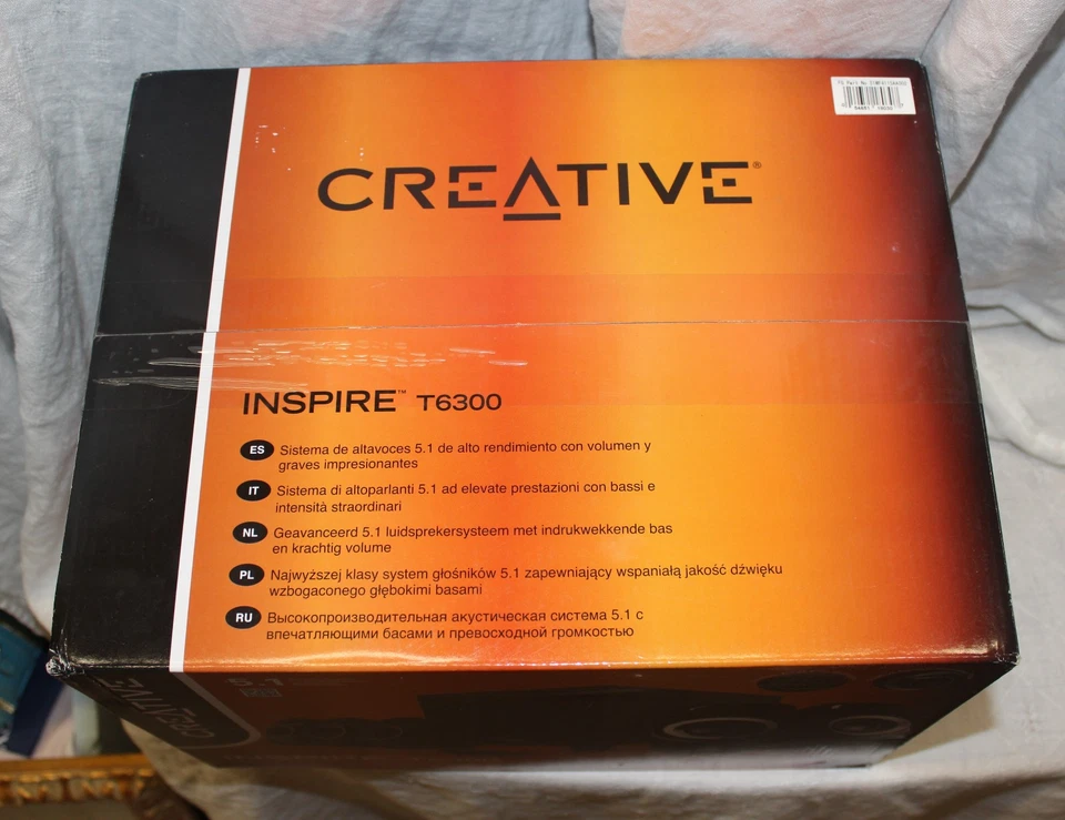 Sistema de altavoces Creative Inspire T6300 placa de enfoque de imagen caja de doble ranura Foto 3 de 4