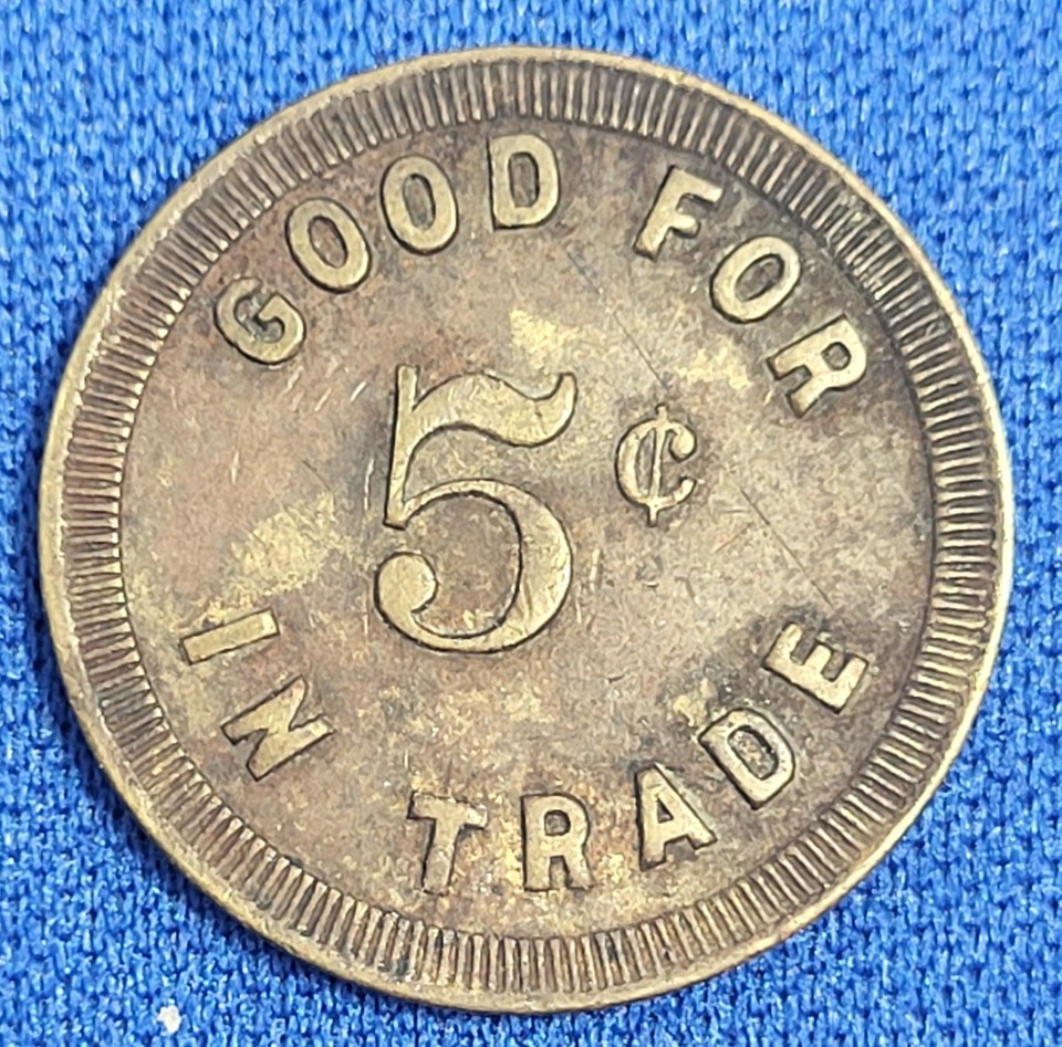 Olympia Pool Hall / 5c Trade Token / Casper Wyoming | eBay