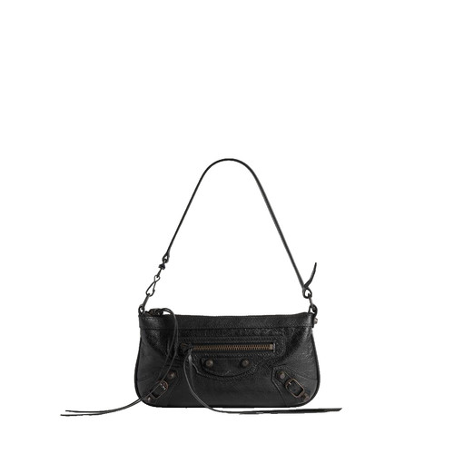 BALENCIAGA Le City $1090 Black Pouch Bag New & Authentic