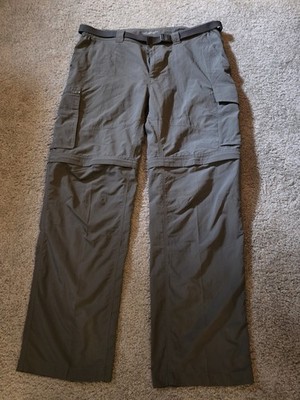 Columbia Omni-Shade Pants Mens 38x32 Convertible Cargo Hiking Outdoor Trail
