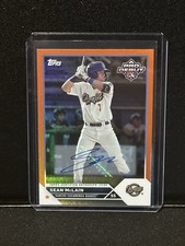 2023 Topps Pro Debut SEAN McLAIN Orange Border SSP #10/25 LA Dodgers #PD-42