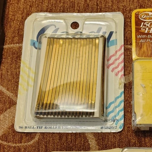 Vtg Lot Goody Hair Pins and Roller Fasteners New Old Stock Ball Tip Set of 3 - Image 3 of 4