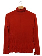 ZARA KNIT Maglione dolcevita Donna Maglione Taglia IT 38 rosso stile casual