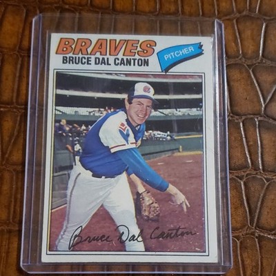 1977 Topps - Bruce Dal Canton #114 Atlanta Braves Baseball