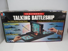 Vintage Milton Bradley Electronic Talking Battleship Game 1989 GREAT WORKING