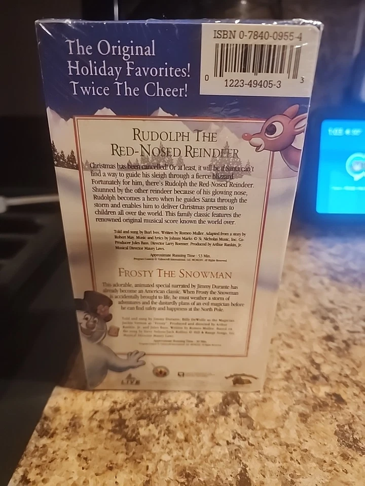 Rudolph the Red Nosed Reindeer & Frosty the Snowman Movies 2 Pack VHS - Image 3 of 4