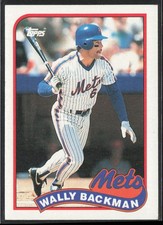 1989 Topps Wally Backman New York Mets #508