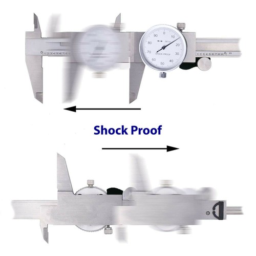 Woodworking Dial Caliper Tools Shock proof Gauge Micrometer 1pc 6 inch - Picture 8 of 12