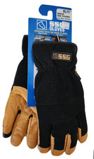 Heavy Duty Leather Work Crew Winter Riding Glove &ndash; SSG Gloves- Size11